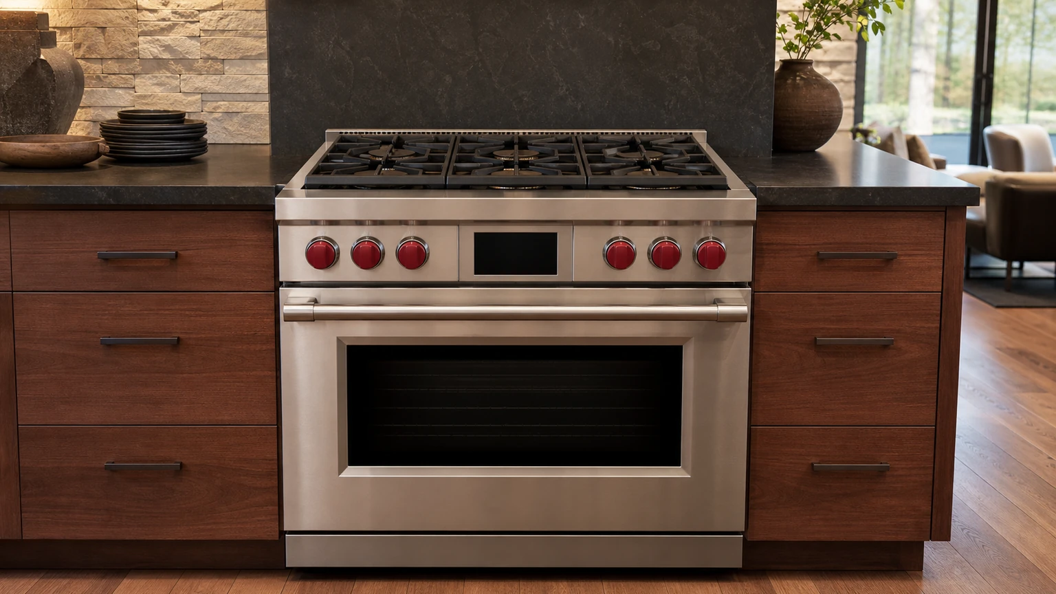 Premium kitchen range prepared for a professional diagnostic visit